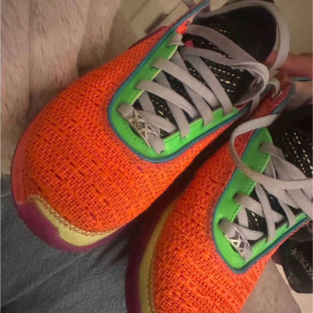 Vibrant Orange Kids Shoes